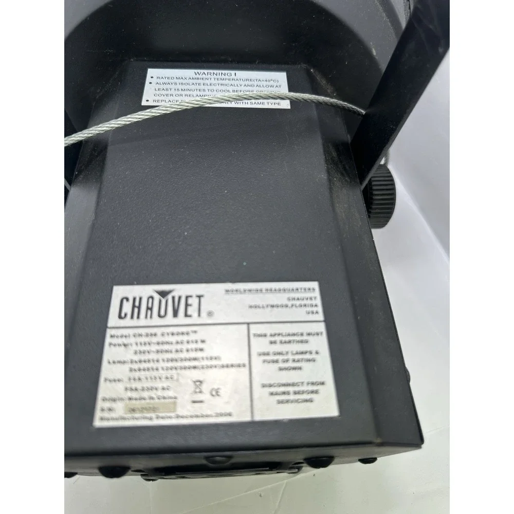 CHAUVET DJ CH258 Cyborg Lighting Effect In Good Working Condition With New Bulbs